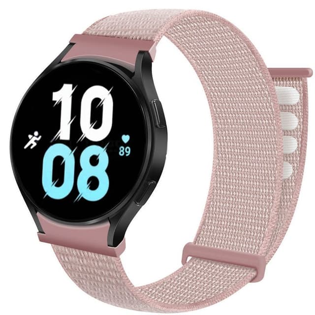 Nylon Armbånd  No-Gap Samsung Galaxy Watch 5 (44mm) - Pink Sand