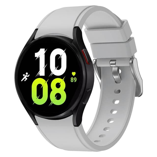 Silikone Armbånd No-Gap Samsung Galaxy Watch 5 (40mm) - Lysegrå