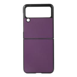 Nahka kuori Samsung Galaxy Z Flip 4 - Violetti