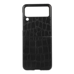Crocodile läder skal Samsung Galaxy Z Flip 4 - Svart