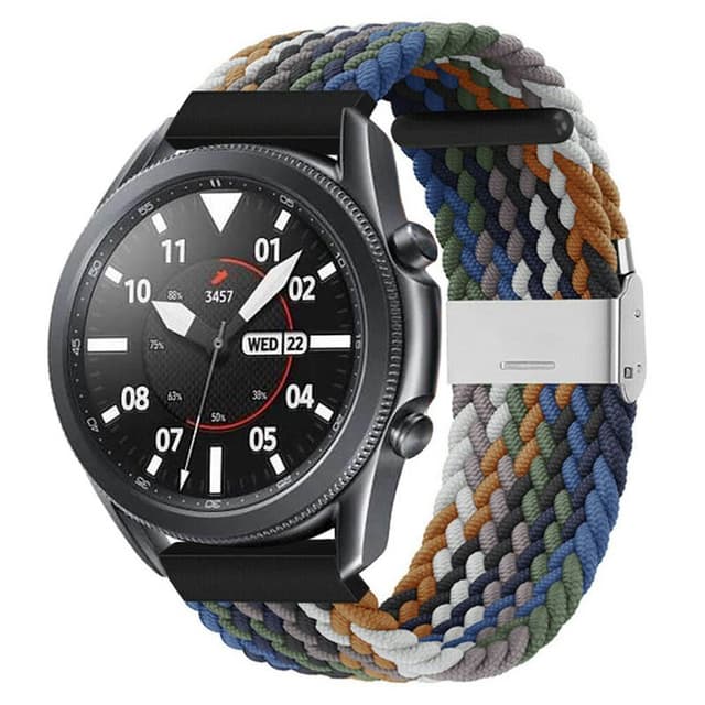 Flätat Elastiskt Armband Samsung Galaxy Watch 3 (41mm) - Cowboy