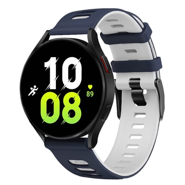Twin Sport Armband Samsung Galaxy Watch 5 (40mm) - Blå/vit