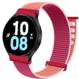 Nylon armbånd No-Gap Samsung Galaxy Watch 5 (44mm) - Pomegranate