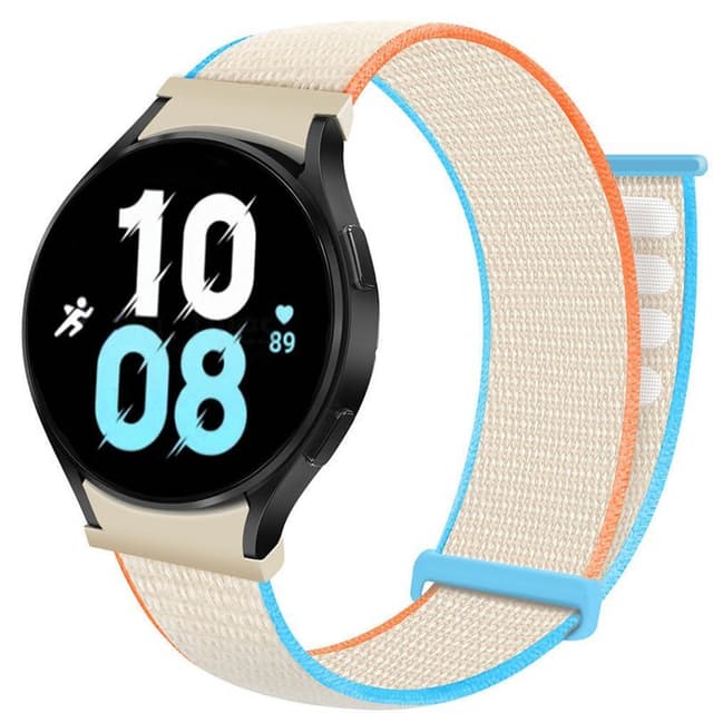 Nylonrannekoru No-Gap Samsung Galaxy Watch 5 (44mm) - Cream