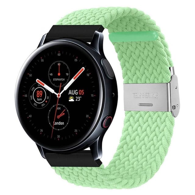 Flettet Elastik Armbånd Samsung Galaxy Watch Active 2 (44mm) - pistac