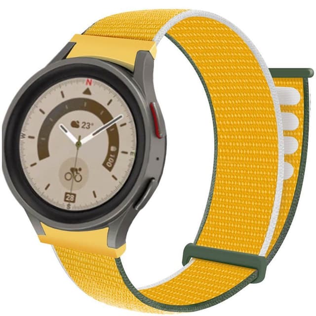 Nylonrannekoru No-Gap Samsung Galaxy Watch 5 Pro (45mm) - Sunflower