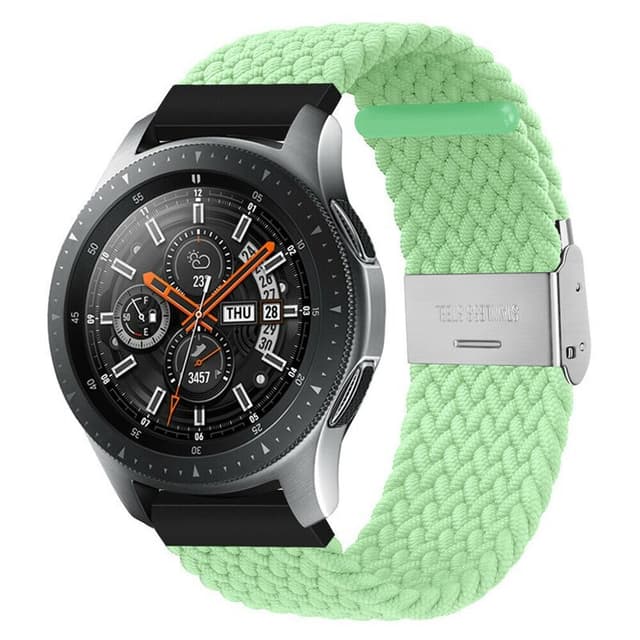 Flettet elastisk armbånd Samsung Galaxy Watch 46mm - pistachio