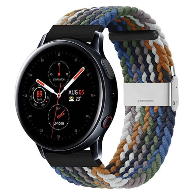 Flettet Elastik Armbånd Samsung Galaxy Watch Active 2 (44mm) - cowboy