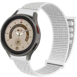 Nylon Armbånd  No-Gap Samsung Galaxy Watch 5 Pro (45mm) - Summit Whit