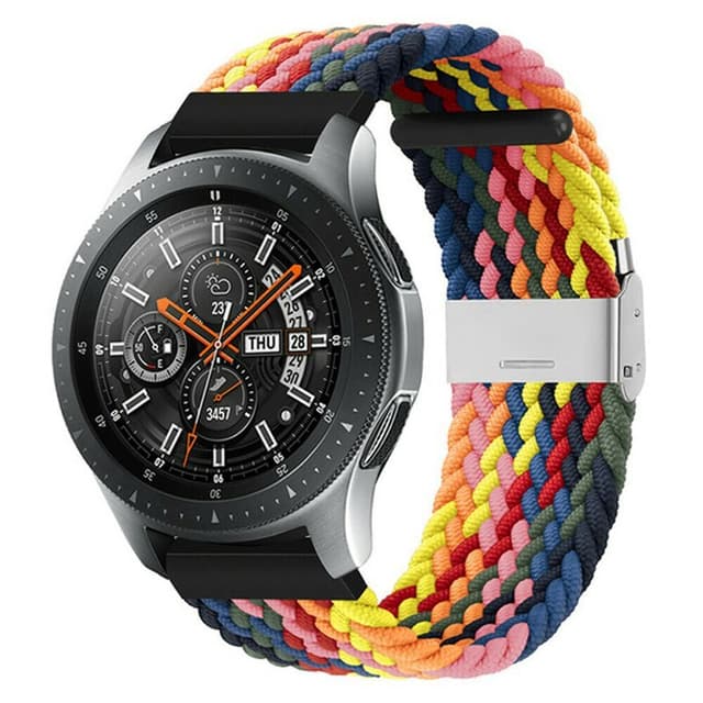 Flettet Elastik Armbånd Samsung Galaxy Watch 46mm - rainbow