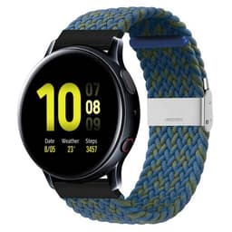 Flettet Elastik Armbånd Samsung Galaxy Watch Active 2 (40mm) - blågr