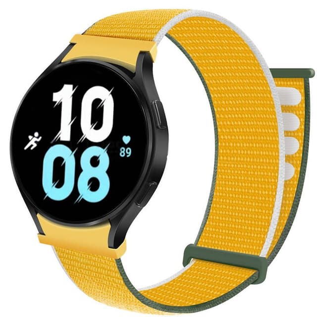 Nylon Armbånd  No-Gap Samsung Galaxy Watch 5 (44mm) - Sunflower