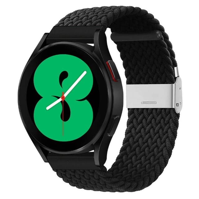 Flettet elastisk armbånd Samsung Galaxy Watch 4 (44mm) - svart