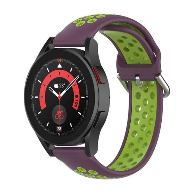 EBN Sport Armband Samsung Galaxy Watch 5 Pro 45mm - Lilla/grønn