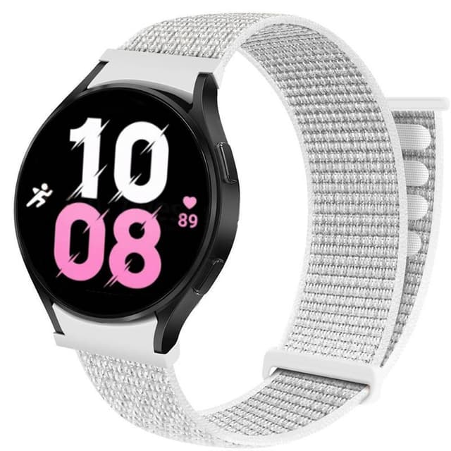 Nylon Armbånd  No-Gap Samsung Galaxy Watch 5 (40mm) - Summit White