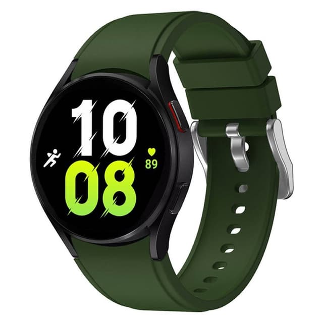 Silikone Armbånd No-Gap Samsung Galaxy Watch 5 (40mm) - Mørkegrøn