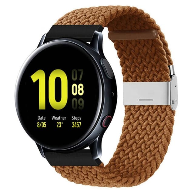 Flettet elastisk armbånd Samsung Galaxy Watch Active 2 (40mm) - Brun