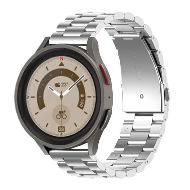 Armbånd Rustfritt stål Samsung Galaxy Watch 5 Pro (45mm) - Sølv