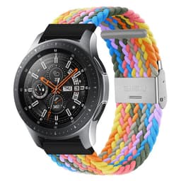Flettet elastisk armbånd Samsung Galaxy Watch 46mm - lightrainbow