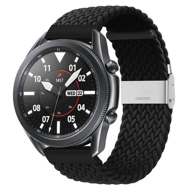 Punottu elastinen rannekoru Samsung Galaxy Watch 3 (41mm) - musta