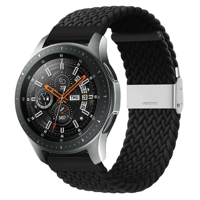 Flettet Elastik Armbånd Samsung Galaxy Watch 46mm - Sort