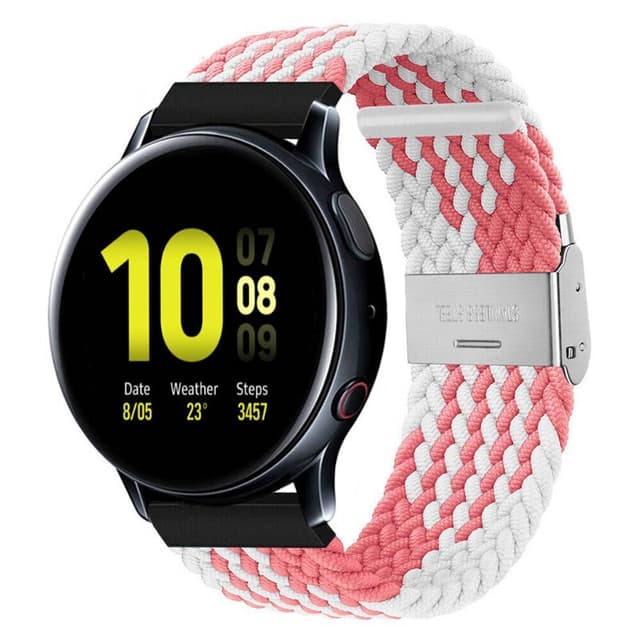 Flettet elastisk armbånd Samsung Galaxy Watch Active 2 (40mm) - pinkw