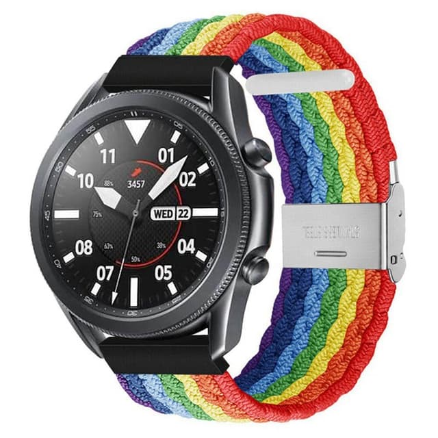 Flätat Elastiskt Armband Samsung Galaxy Watch 3 (45mm) - Pride