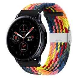 Flätat Elastiskt Armband Samsung Galaxy Watch Active 2 (44mm) - Rainb