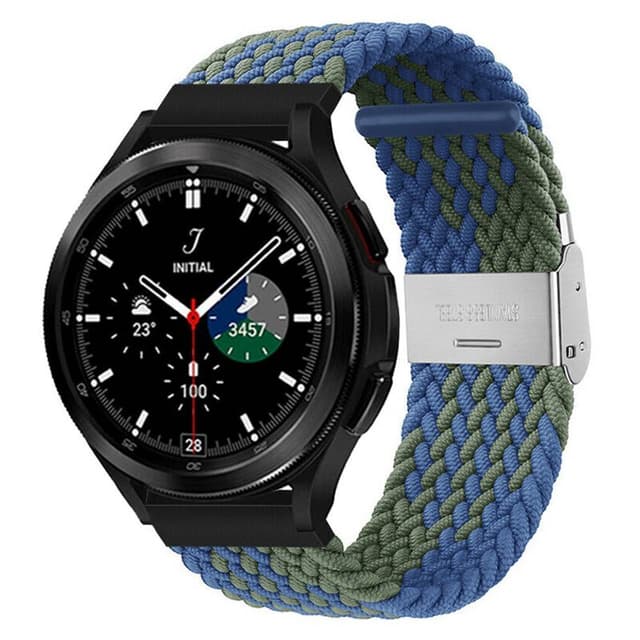 Flettet elastisk armbånd Samsung Galaxy Watch 4 Classic (46mm) - blå