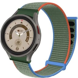 Nylonrannekoru No-Gap Samsung Galaxy Watch 5 Pro (45mm) - Olive