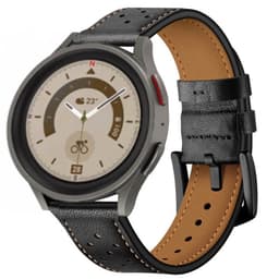 Armbåndslæder Samsung Galaxy Watch 5 Pro (45mm) - Sort