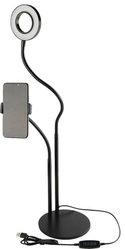 Picture Me 2-i-1 LED-selfiering på stativ