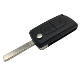 Bilnøgle cover til Peugeot Citroen 2 knapper