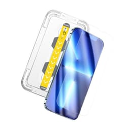 Skærmbeskytter af hærdet glas Filmjusteringsbakke Nem installation HD Gennemsigtig iPhone 13/13 PRO