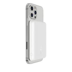 Belkin BPD002BTWH, 2500 mAh, Trådlös laddning, 5 W, Vit