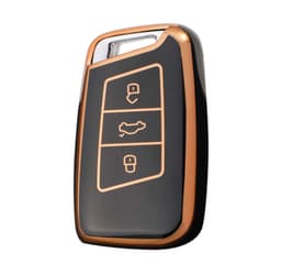 Etui til bilnøgle Sort Volkswagen Sagitar/Bora/Langyi/Tiguan/Passat/Langxing/Golf Polo/Tuyue New CC