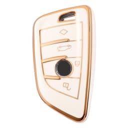 Fodral till bilnyckel Vit BMW 3 Series/5 Series/7 Series/X1/X4/X6