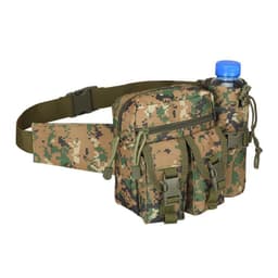 Taljetaske med vandflaskeholder til taktisk udendørs nyloncamouflage
