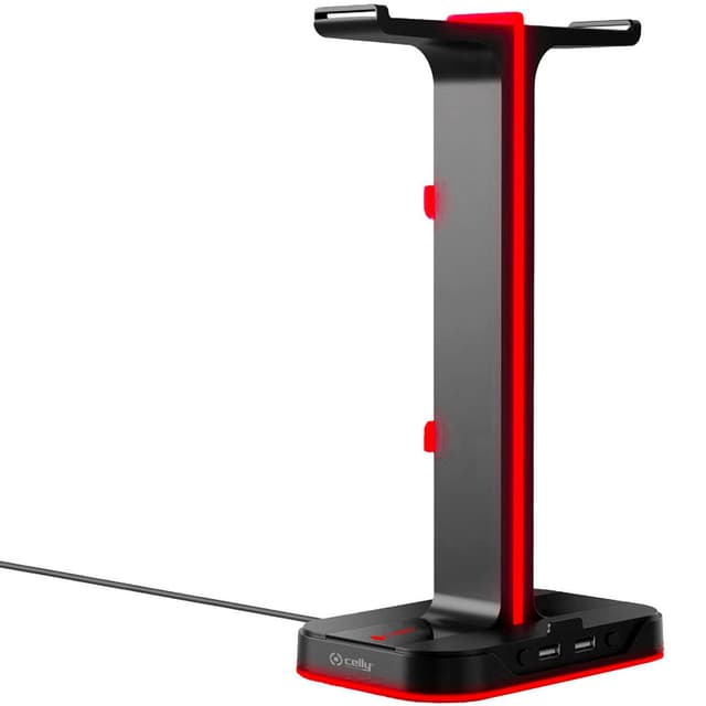 Gaming headset stand RGB 2xUSB