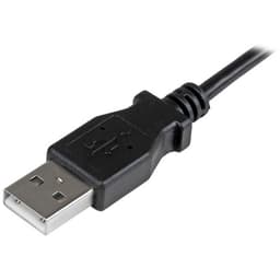 StarTech.com Micro USB-kabel för laddning och synkning M/M - Högervink