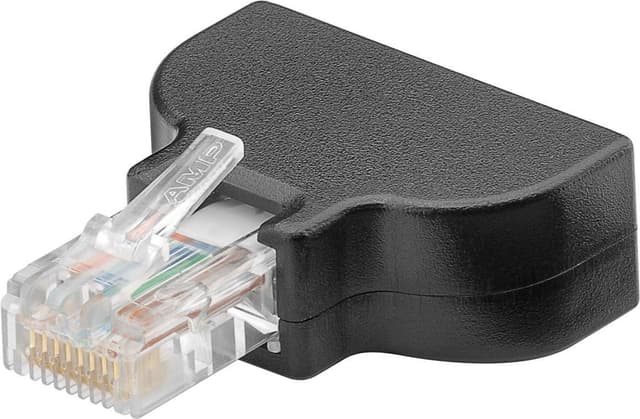 Terminalblock 8-stifts > RJ45-kontakt (8P8C)
