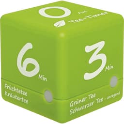 TFA Dostmann Tee-Timer Cube Timer Grön digital