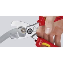 Knipex 95 16 200 VDE-kabelsax Passar till Aluminium-