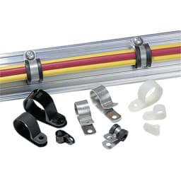 HellermannTyton 211-10120 ALU12 Fästklämma skruv Silver