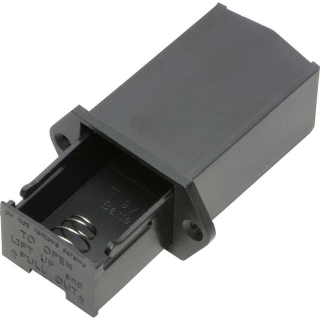 TRU COMPONENTS SBH-9V-COM Batterihållare 1x 9 V