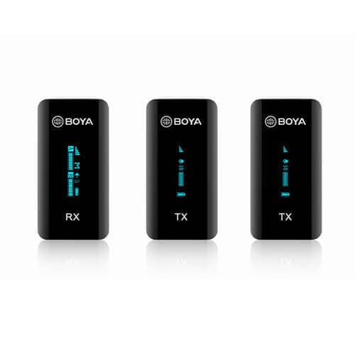 BOYA Trådlös mikrofon x2 BY-XM6-S2 Ultrakompakt 2,4GHz