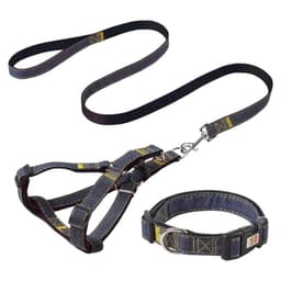 Cowboy Snor Suit Hunde Træk Snor Hunde Bryst Strap Krave Strap 3 Pakke Sort