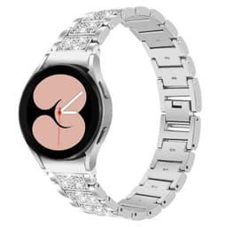 Kellonranneke Samsung Galaxy Watch 4 Sparkle ruostumattomasta teräksestä hopea
