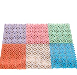 Häkkimatto 6 kpl Monivärinen