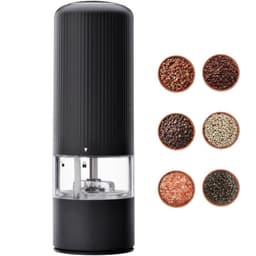 INF Elektrisk kryddkvarn med knappkontroll Svart
